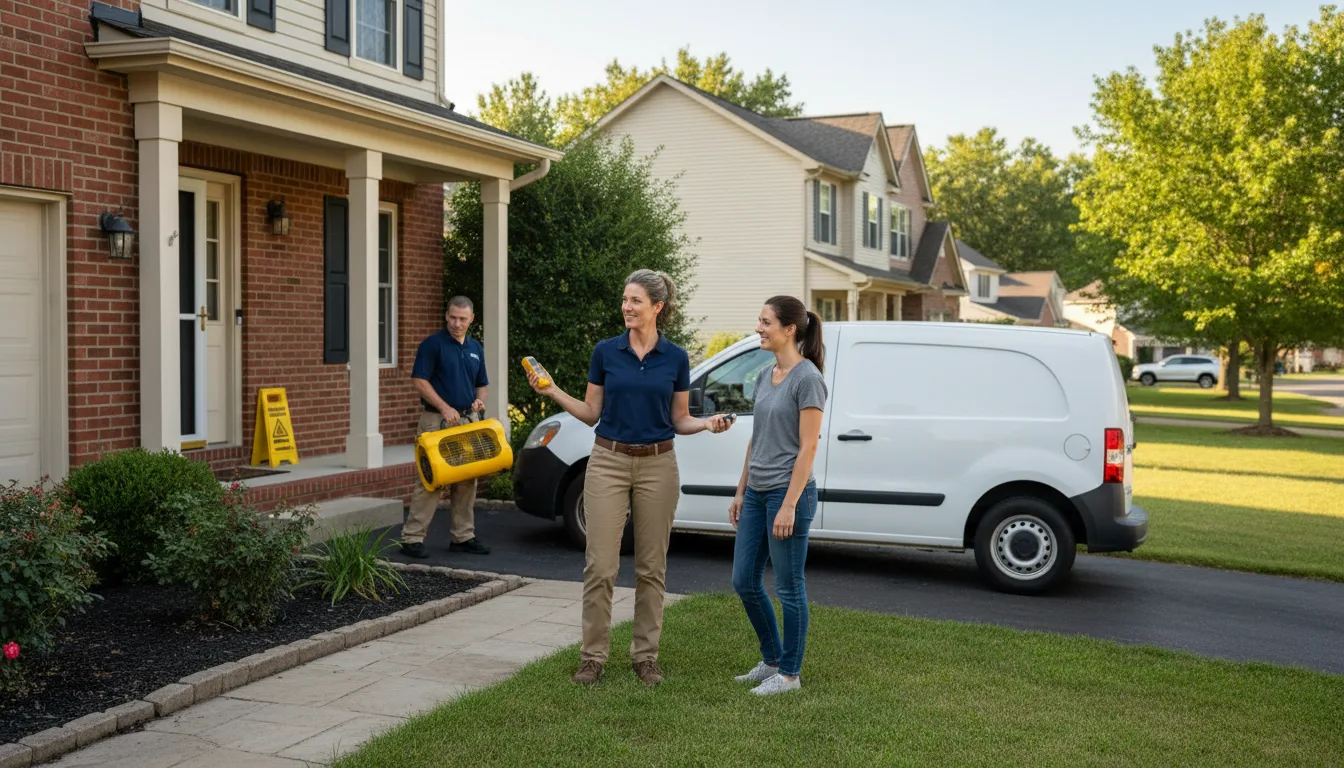 Water restoration image for Home Water Damage Repair in Boggstown, IN